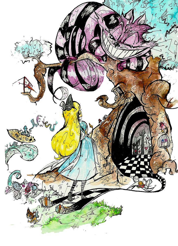 Alice in Wonderland (Flying Frog Illustration) FFI