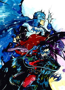 Bat Squad (Flying Frog Illustration) FFI