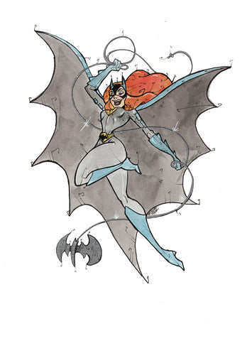 Batgirl (Flying Frog Illustration) FFI