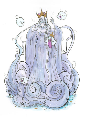 Boo-ette (Flying Frog Illustration) FFI
