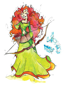Brave (Flying Frog Illustration) FFI