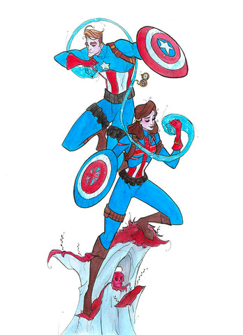 Captains (Flying Frog Illustration) FFI