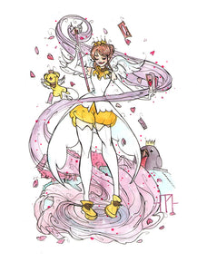 Cherry Blossom (Flying Frog Illustration) FFI