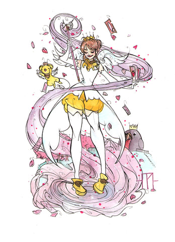 Cherry Blossom (Flying Frog Illustration) FFI