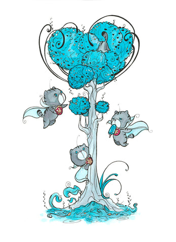 Chirithy Tree (Flying Frog Illustration) FFI