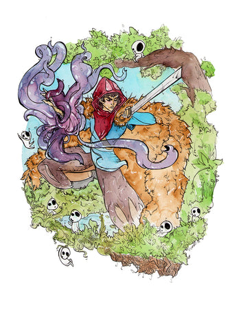 Cursed (Flying Frog Illustration) FFI