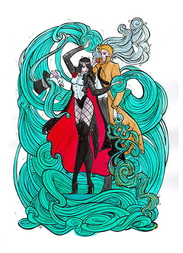 Dark Magic (Flying Frog Illustration) FFI