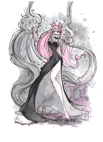 Dark Lady (Flying Frog Illustration) FFI