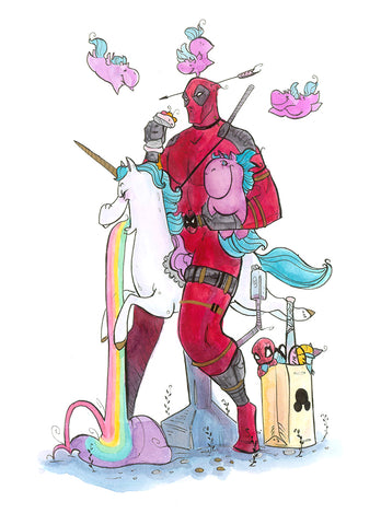 Dedpool (Flying Frog Illustration) FFI