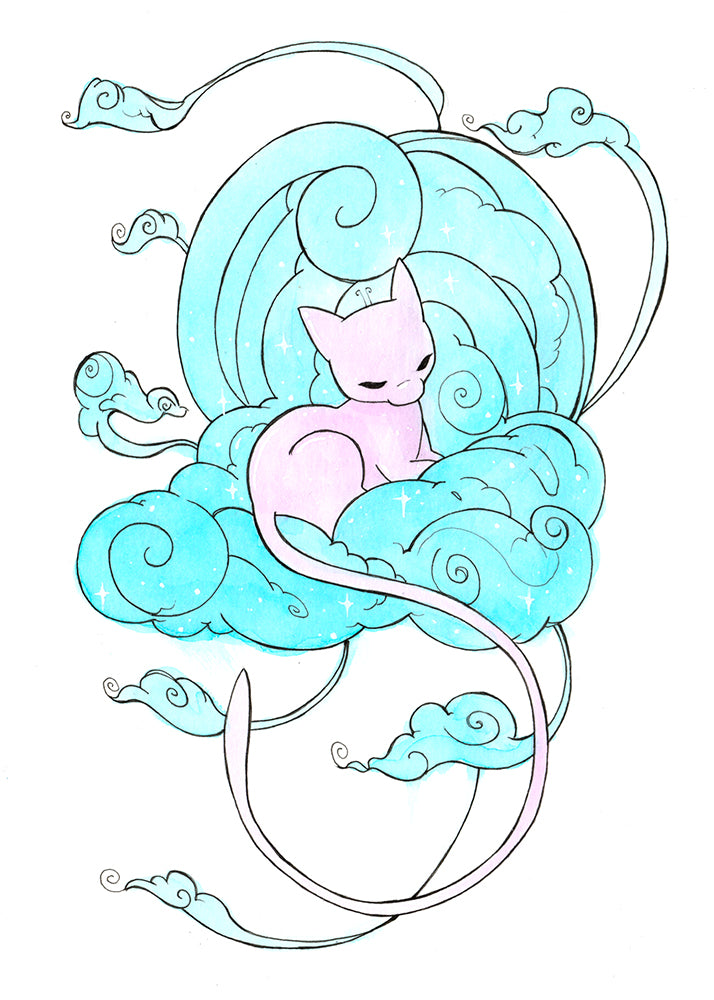 DreamyMew (Flying Frog Illustration) FFI