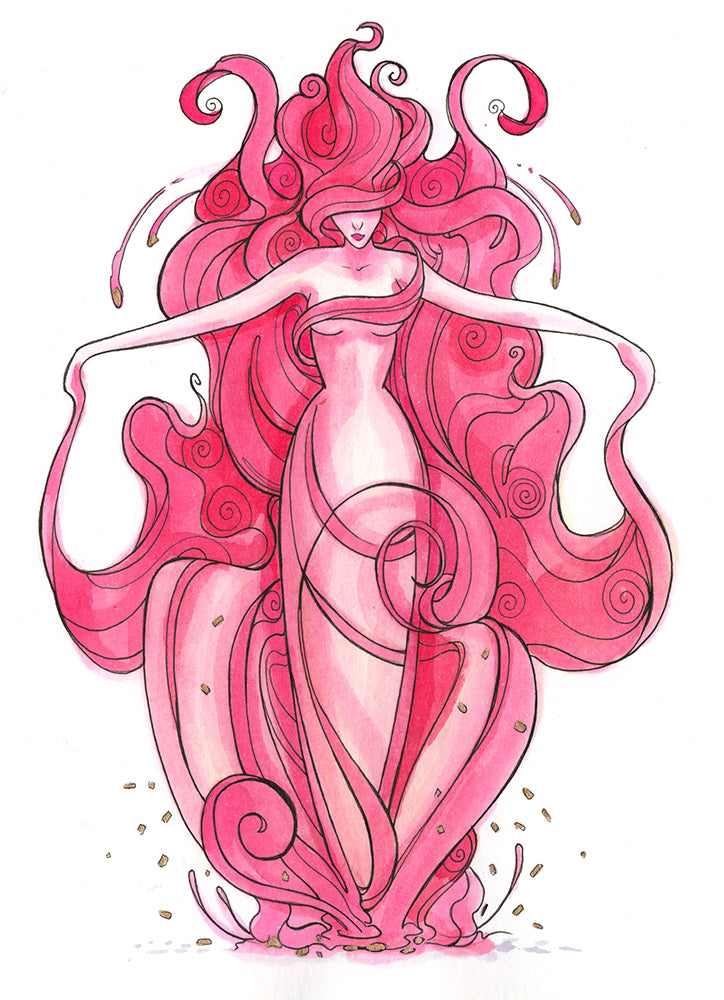 Ethereal Olympians - Hestia (Flying Frog Illustration) FFI
