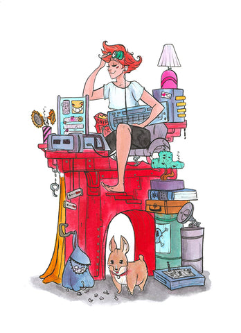 Ed&Ein (Flying Frog Illustration) FFI