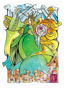Enchantress (Flying Frog Illustration) FFI