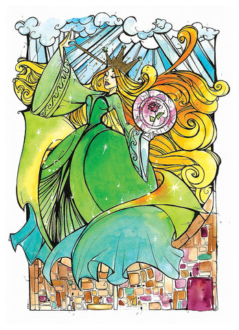 Enchantress (Flying Frog Illustration) FFI