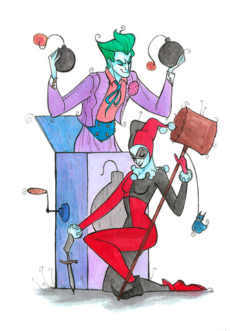 Evil Jesters (Flying Frog Illustration) FFI