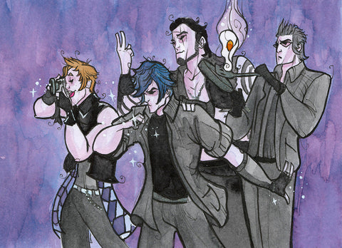 FF15 The Boys (Flying Frog Illustration) FFI