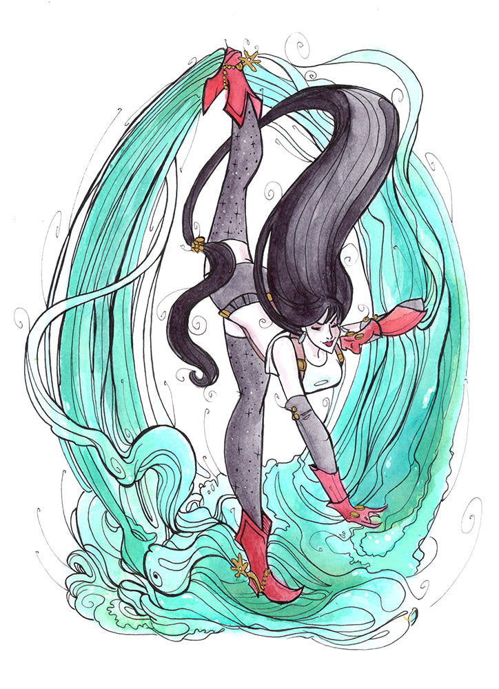 FF7 Tifa (Flying Frog Illustration) FFI