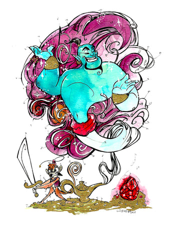 Genie (Flying Frog Illustration) FFI