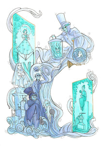 Haunted (Flying Frog Illustration) FFI