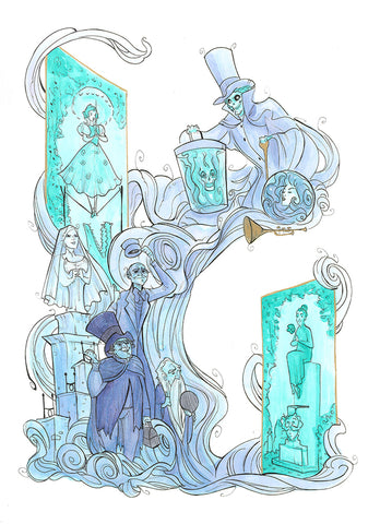 Haunted (Flying Frog Illustration) FFI