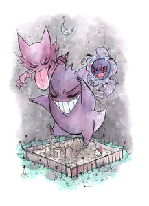Haunter (Flying Frog Illustration) FFI