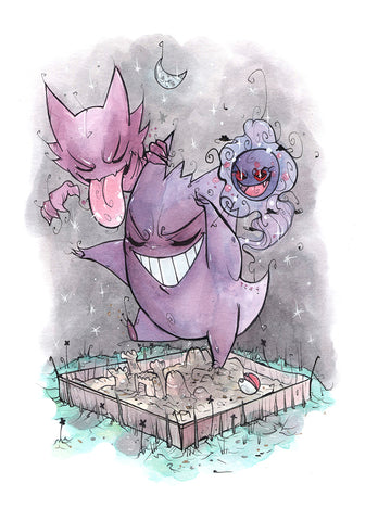 Haunter (Flying Frog Illustration) FFI