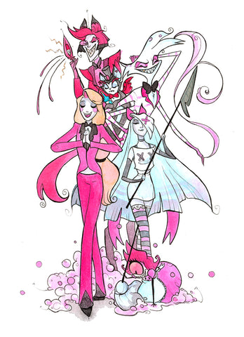HazBin Hotel (Flying Frog Illustration) FFI