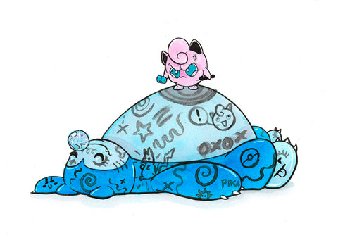 Jiggly's Revenge (Flying Frog Illustration) FFI