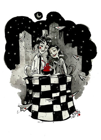 Kiss (Flying Frog Illustration) FFI