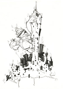 BW Kong (Flying Frog Illustration) FFI