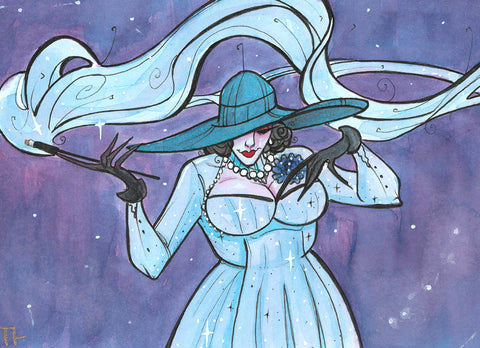 LadyD (Flying Frog Illustration) FFI