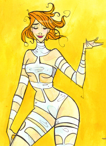 Leeloo (Flying Frog Illustration) FFI