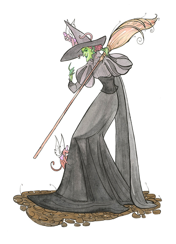 Oz - Wicked (Flying Frog Illustration) FFI