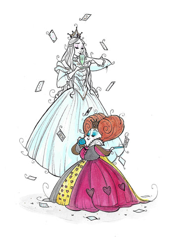 Queen Tea (Flying Frog Illustration) FFI