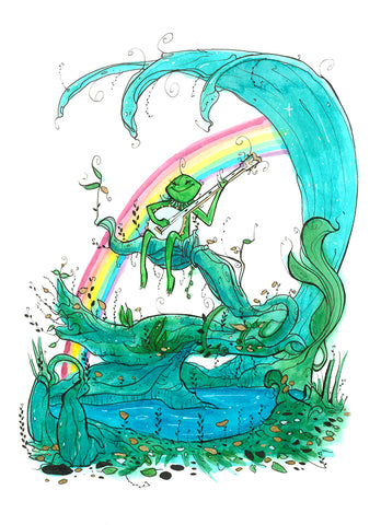 Rainbow (Flying Frog Illustration) FFI