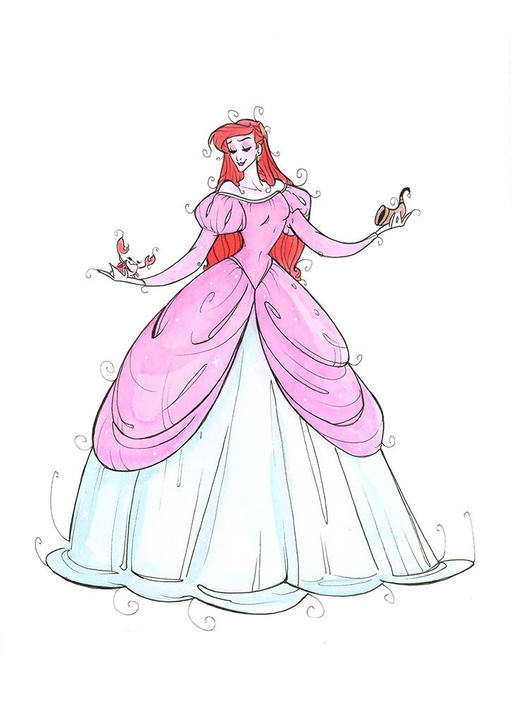 Royal Series - Ariel (Flying Frog Illustration) FFI