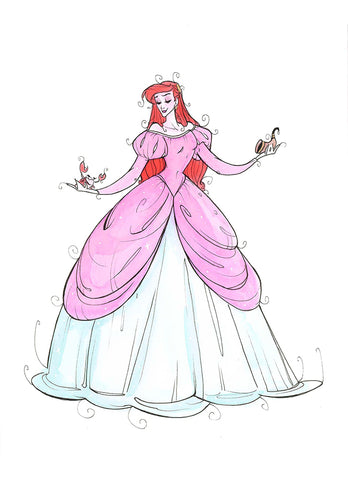 Royal Series - Ariel (Flying Frog Illustration) FFI
