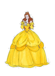 Royal Series - Belle (Flying Frog Illustration) FFI