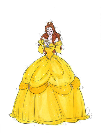 Royal Series - Belle (Flying Frog Illustration) FFI