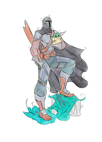 Royal Series - Dadalorean (Flying Frog Illustration) FFI