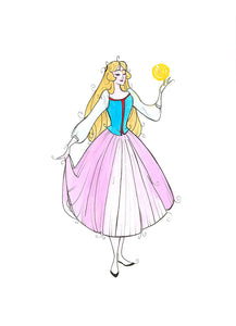 Royal Series - Eilonwy (Flying Frog Illustration) FFI