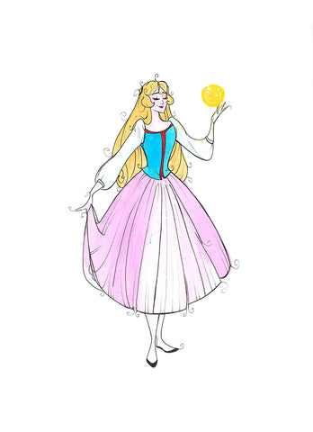 Royal Series - Eilonwy (Flying Frog Illustration) FFI
