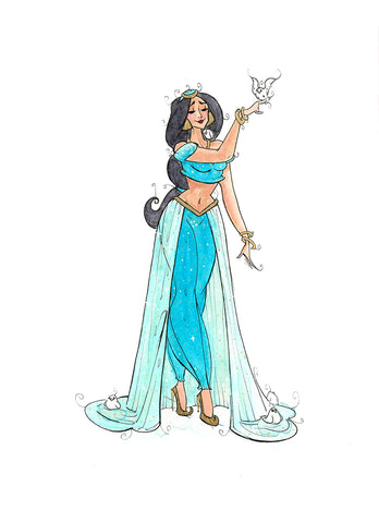 Royal Series - Jasmine (Flying Frog Illustration) FFI