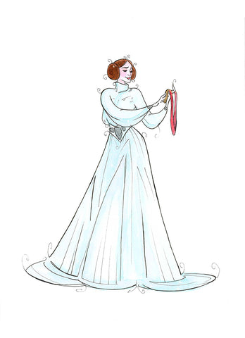 Royal Series - Leia (Flying Frog Illustration) FFI