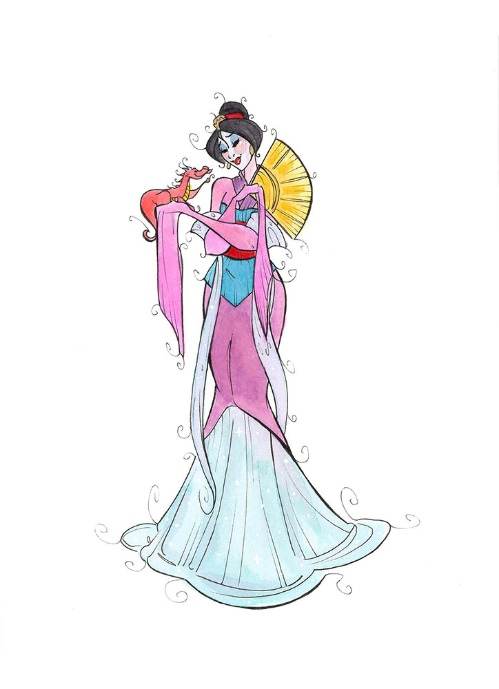 Royal Series - Mulan (Flying Frog Illustration) FFI