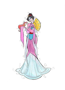 Royal Series - Mulan (Flying Frog Illustration) FFI
