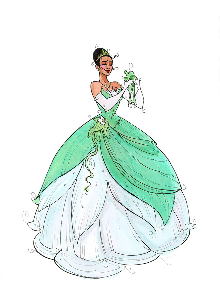 Royal Series - Tiana (Flying Frog Illustration) FFI