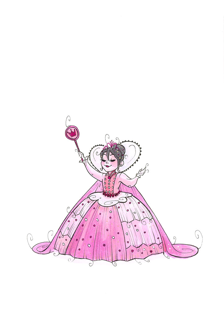 Royal Series - Vanellope (Flying Frog Illustration) FFI