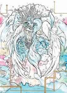 Seasons - Angel of Winter (Flying Frog Illustration) FFI