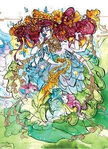 Seasons - Deva of Summer (Flying Frog Illustration) FFI